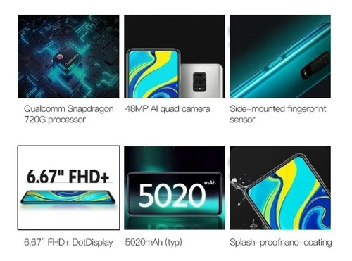 Xiaomi Redmi Note 9s - 4/64 Gb Versión Global (stock Blanco)