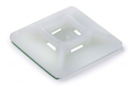 Imagem 5 de 6 de Fixador Auto Adesivo 28x28mm Dupla Face 3m Pacote 100 Pçs