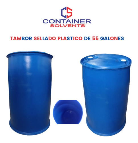 Tambor Plástico De 208 Litros Tambor Sellado Plástico 55 Gal