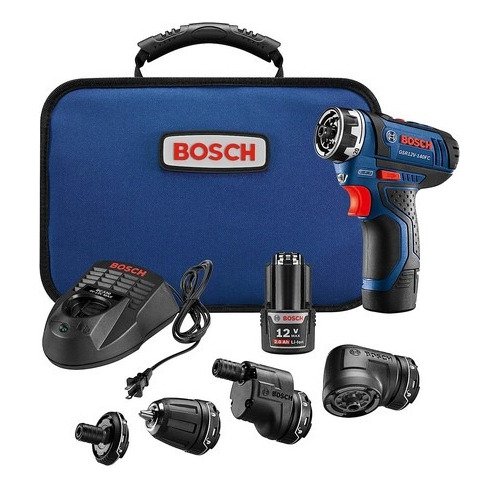  Kit De Destornillador Eléctrico Inalámbrico Bosch De 12 V 