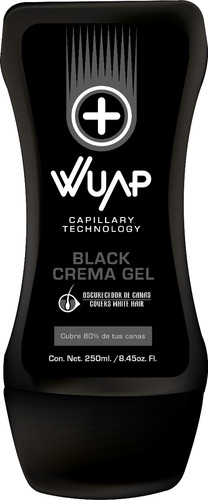 Crema Gel D Conde Cubre Canas Black Negro Wuap Fijador 250ml