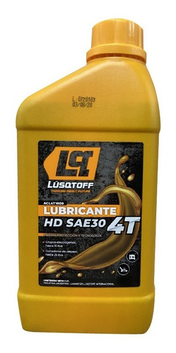 Aceite Sae30 4t 1 Litro Para Motores Natfta Diesel Lusqtoff