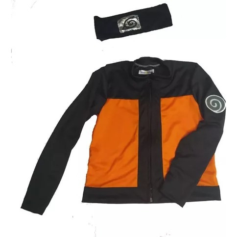 Disfraz Niño De Naruto, Chaqueta Y Bandana.