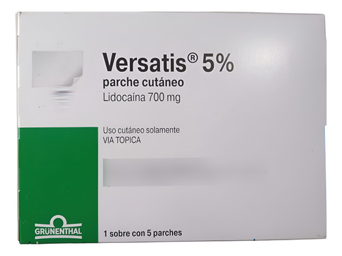 Parches De Lidocaina 5%