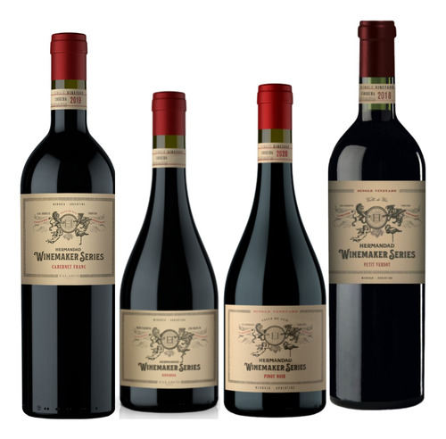 Vino Falasco Hermandad Winemaker Combo X4 (bon/pv/pn/cab)