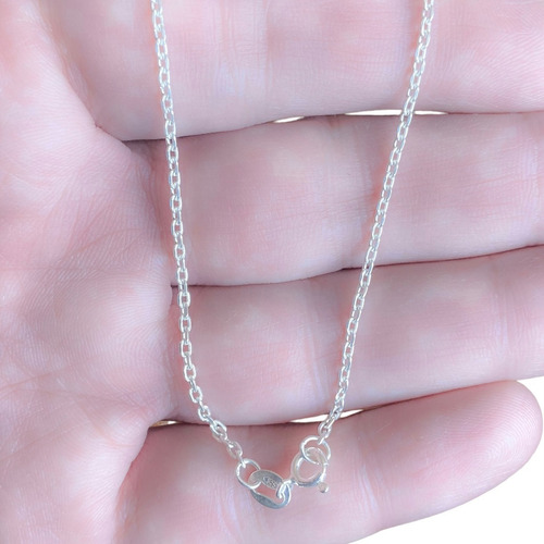 Collar Cadena Hombre Mujer Forzet Plata 925 Dije Cruz (fa3)