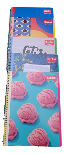 20 Cuaderno Profesional 100h Espiral D Metal Scribe/estrella