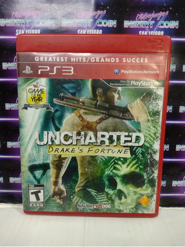 Uncharted Drakes Fortune Play Station 3 Ps3 Juego 