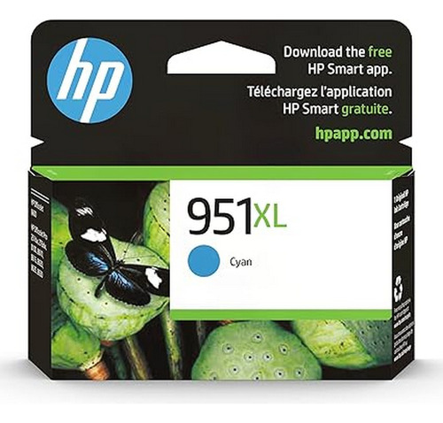 Cartucho De Tinta P/ Impresora Hp 951xl Original 1500p Cian