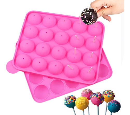 Molde Piruletas Bom Bom Bum Cake Pops Colombinas Piruleta