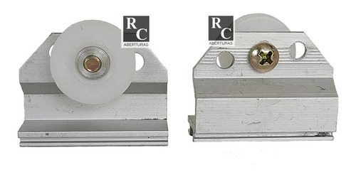 Imagen 4 de 6 de Rueda Carro Para Mampara De Aluminio