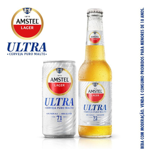 Cerveja Amstel Puro Malteloira 275ml 6 u