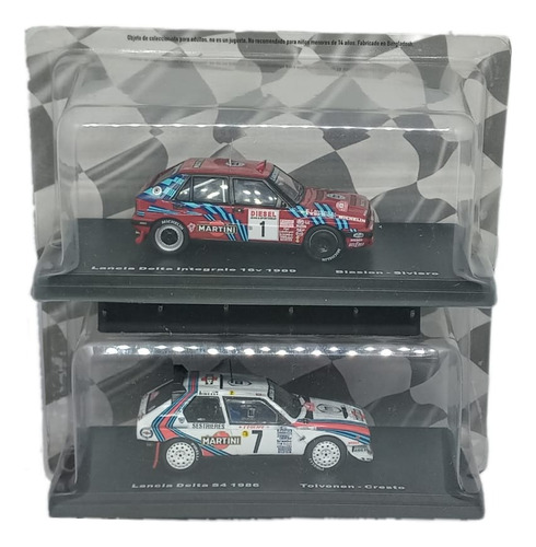 Autos Coleccion Rally Wrc Lancia Integrale Y Delta Combo X2