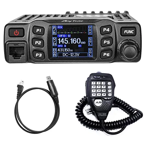 Transceptor De Radio Móvil Anytone At778uv De Doble Ba... Cuotas sin