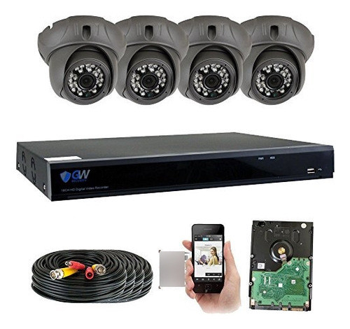 Security Hd Tvl Camara Seguridad Cctv Para Exterior Disco