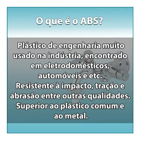 Imagem 4 de 5 de Torneira Bica Móvel Cozinha Abs Cromado Slim Parede 1/4v