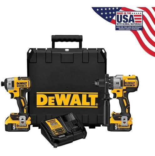 Dewalt 20 v Max Xr Litio Ion Taladro Percutor & Atornillador