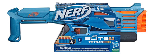Nerf Elite 2.0 Tetrad Qs4 4 Cañones 4 Dardos Hasbro