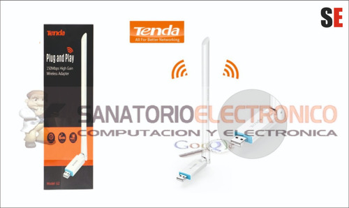 Usb Con Antena Inalámbrica Wireless/ Wifi