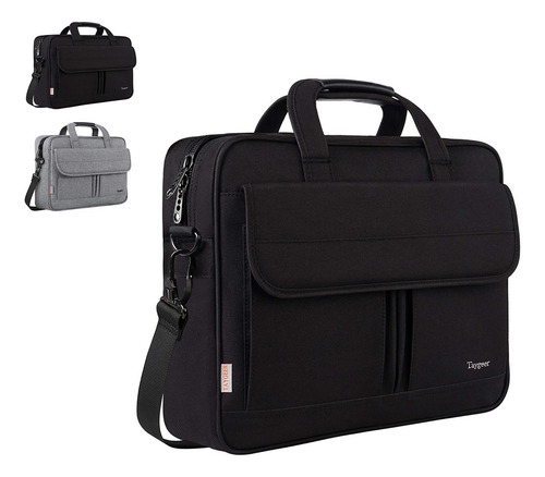 Pasta Para Notebook, Bolsa Notebook Para 15,6 Polegadas Masculina Impermeável E Acolchoada, Maleta Para Notebook Executiva Portátil Estilo Bandolera Acessórios Para Notebook Taygeer 1073 Cor Preto