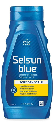 Shampoo Selsun Blue Itchy Dry Scalp Dandruff 325ml 11oz