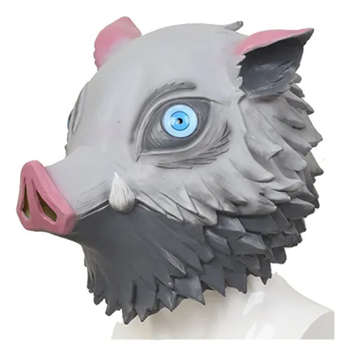Máscara Plana Con Forma De Cabeza De Cerdo Inosuke Para Hall