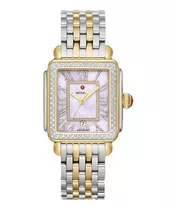 Comprar Michele Deco Madison Lavender Mop Diamond Dial Two-tone Ss 