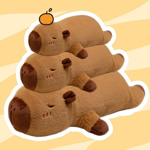 Almohada Para Dormir De Felpa Capybara 70cm