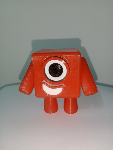 Numberblocks 3d Muñecos Articulados X 5u