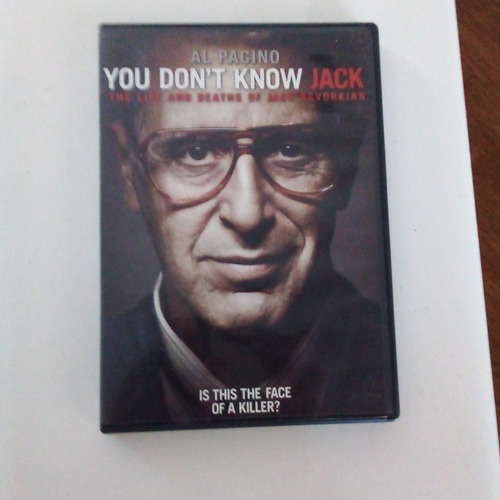 Dvd Película You Don't Know Jack. Al Pacino. Tema Eutanasia.