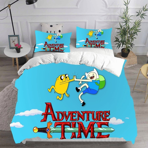 Funda Nórdica De Niños Adventure Time Funda De Almohada A