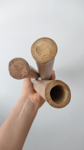 Kit Bambuterapia Básico, Cañas De Bambú Masaje Corporal