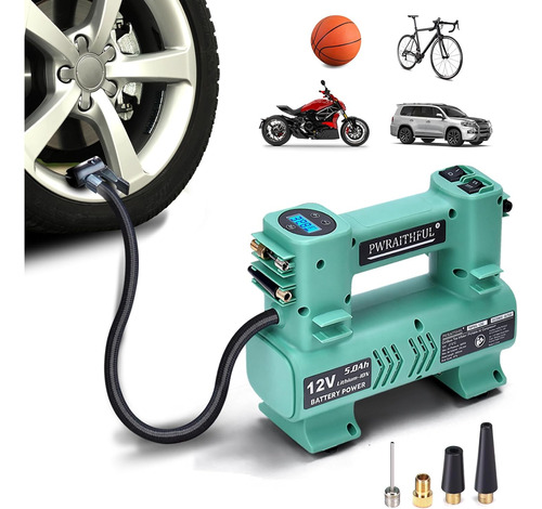 Tire Air Compressor For Car,builtin 12v 5.0ah 15000 Mah...