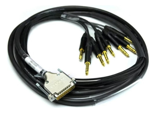 Cable Db25 Macho A 8 Conectores Trs Macho
