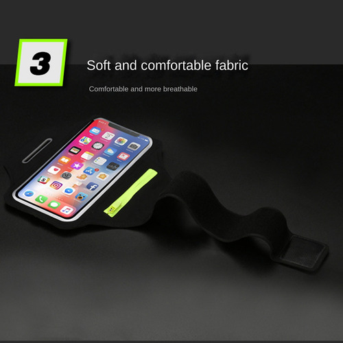 Brazalete Grande Con Cierre De 7.0 Pulgadas Para Correr, Bol