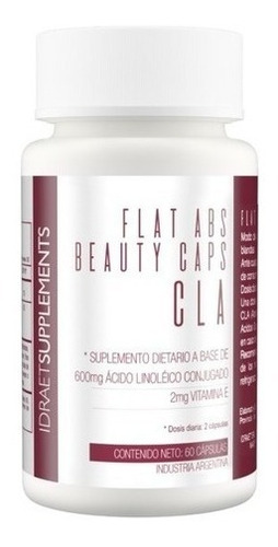 Suplemento  Reductor Flat Abs Cla Vientre Plano Idraet 60 U