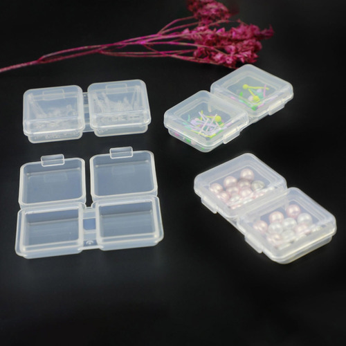 Caja De Almacenamiento De Plástico Para Joyas, Mini Estuches