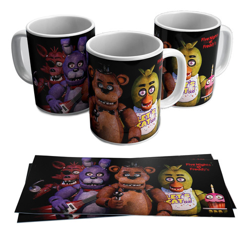 Taza Mágica 11 Oz / Five Nights At Freddy's , M01 (1 Pz)