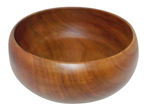 Bowl En Madera De Acacia 30cm Diámetro 13 Altura