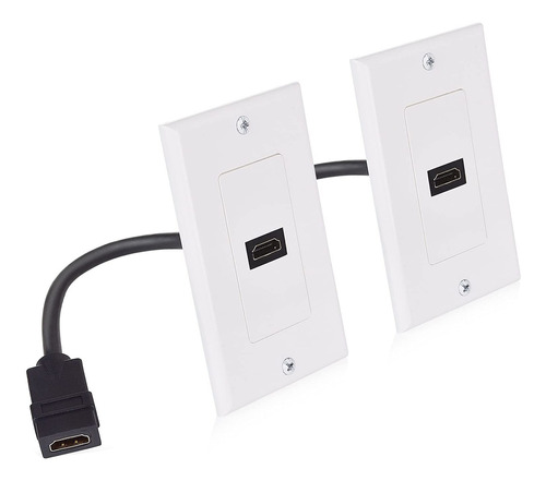 Placa De Pared Hdmi Cable Matters 2-pack