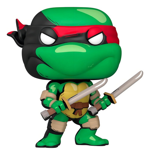 Figura de ação Ninja Turtles: Leonardo Turtle com sua edição especial Katanas, versão em quadrinhos de Funko Pop! 60652 Nickelodeon