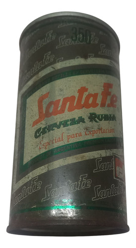 Lata De Chapa Cerveza Sante Fe Dorada Argentina Vacia Santa Fe Dorada (Usado)