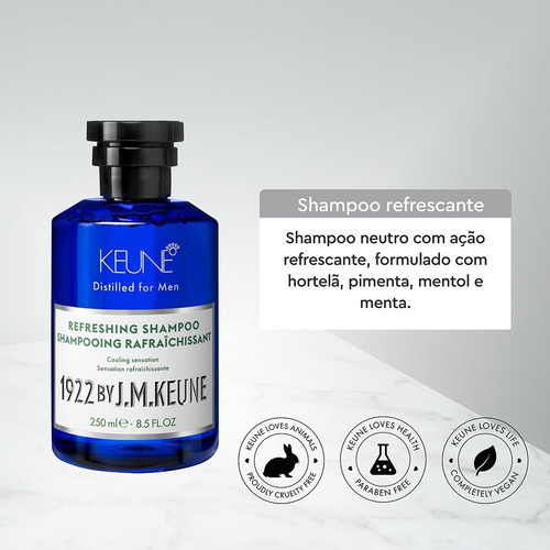 Shampoo Refrescante 1922 By J. M. Keune Refreshing 250ml