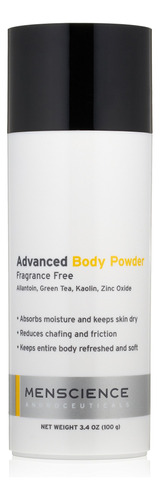 Menscience Androceuticals Advanced Body Powder, 3.4 Oz