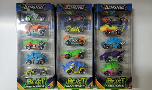 Autos Teamsterz Metal Beast Machine Surtido Pack X5 14142