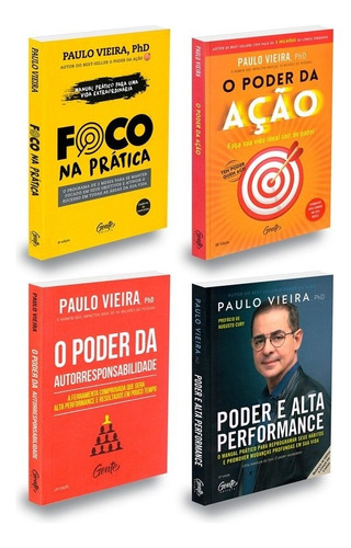 Kit Paulo Vieira - Os Livros que vão Mudar sua Vida - 4 Livros: Não Aplica, de : Paulo Vieira. Série Não aplica, vol. Não Aplica. Editora Gente, capa mole, edição não aplica em português, 2017