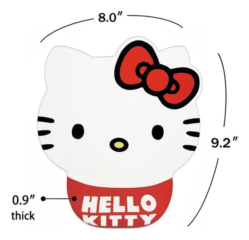 Linda Alfombrilla De Raton Hello Kitty Con Soporte Para L...