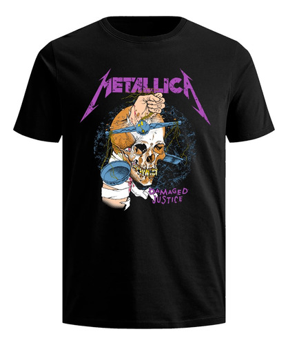 Playera Metallica Rock Vintage Moto Camiseta Metal Rock Band
