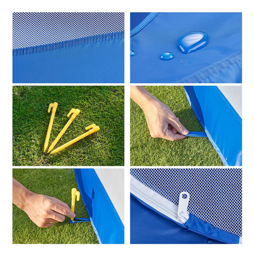 Nova Corralito Portátil Plegable For Mascotas Con Puerta