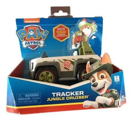 Paw Patrol Tracker Jungle Cruiser Original Juguete 3 A os